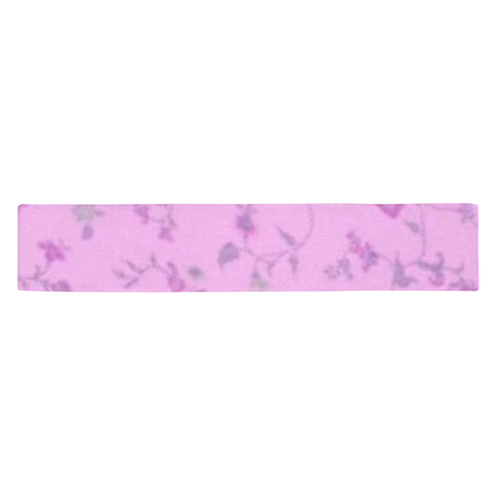 Blurred floral B, by JamColors Table Runner 14x72 inch