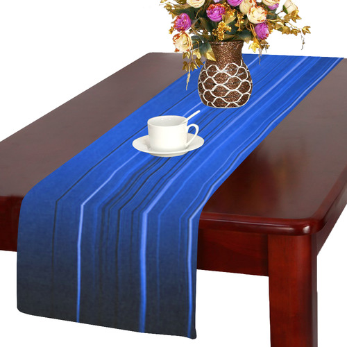 Electrified Static Blue Table Runner 14x72 inch