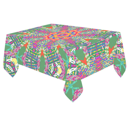 EscapeOfTheMoa-FinalArtnov32 Cotton Linen Tablecloth 60"x 84"