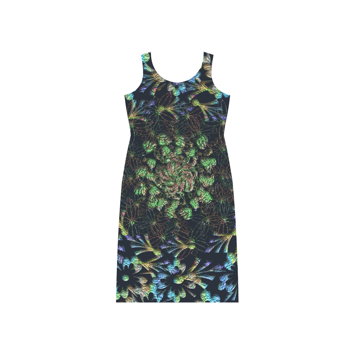 Upstream Expedition Moonlight Shadows Phaedra Sleeveless Open Fork Long Dress