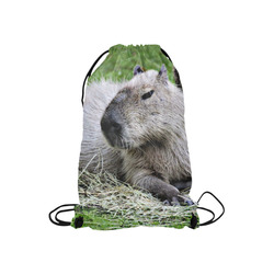 capybara Small Drawstring Bag Model 1604 (Twin Sides) 11"(W) * 17.7"(H)