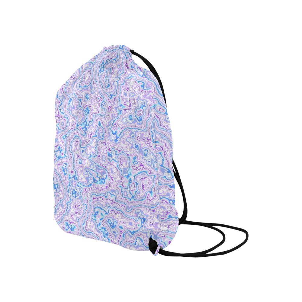 lovely marbled 1116C Large Drawstring Bag Model 1604 (Twin Sides)  16.5"(W) * 19.3"(H)