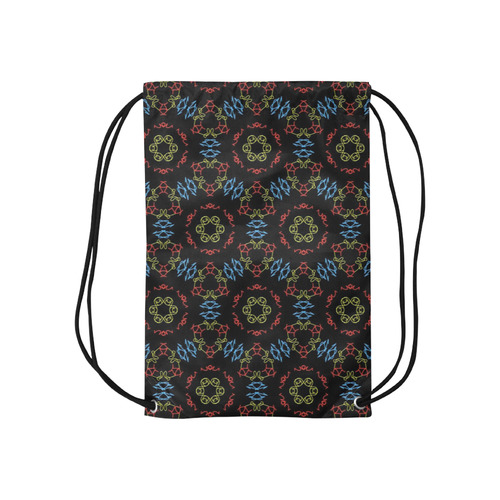 Kaleido Fun 21 by FeelGood Small Drawstring Bag Model 1604 (Twin Sides) 11"(W) * 17.7"(H)
