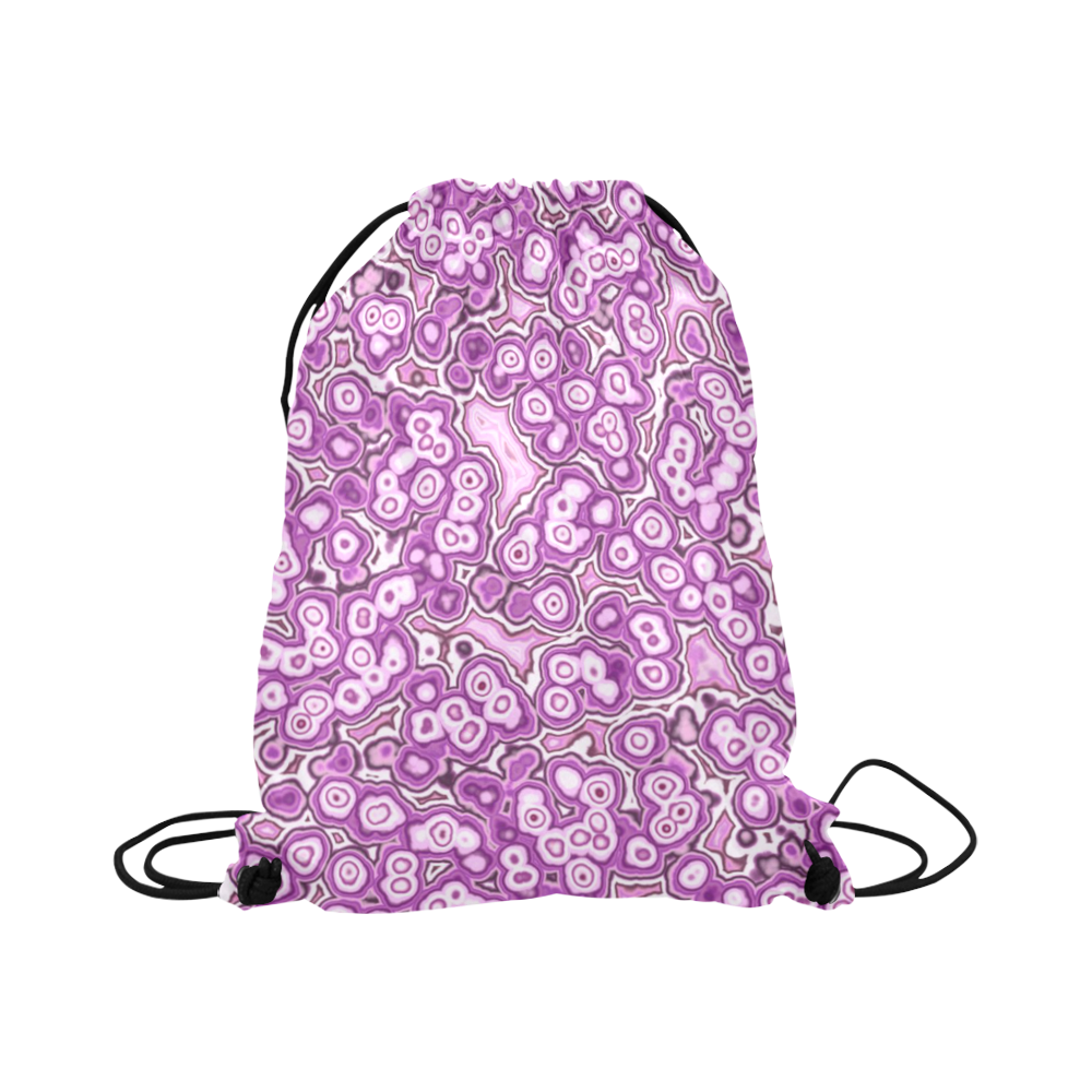 abstract fun 12D by FeelGood Large Drawstring Bag Model 1604 (Twin Sides)  16.5"(W) * 19.3"(H)