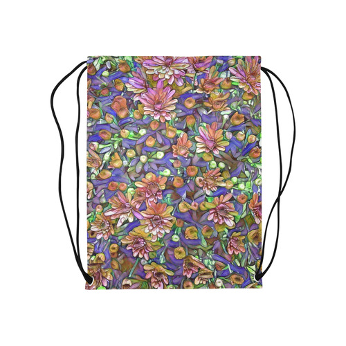 lovely floral 31B Medium Drawstring Bag Model 1604 (Twin Sides) 13.8"(W) * 18.1"(H)