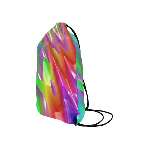 rainbow dance B Small Drawstring Bag Model 1604 (Twin Sides) 11"(W) * 17.7"(H)