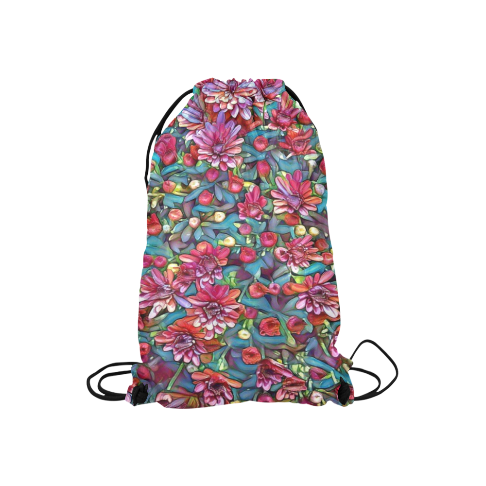 lovely floral 31A Small Drawstring Bag Model 1604 (Twin Sides) 11"(W) * 17.7"(H)