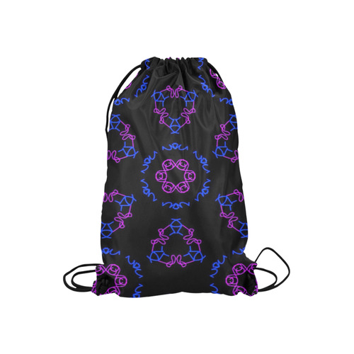 Kaleido Fun 23 by FeelGood Small Drawstring Bag Model 1604 (Twin Sides) 11"(W) * 17.7"(H)