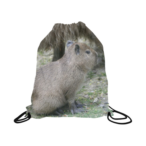 capybara baby Large Drawstring Bag Model 1604 (Twin Sides)  16.5"(W) * 19.3"(H)