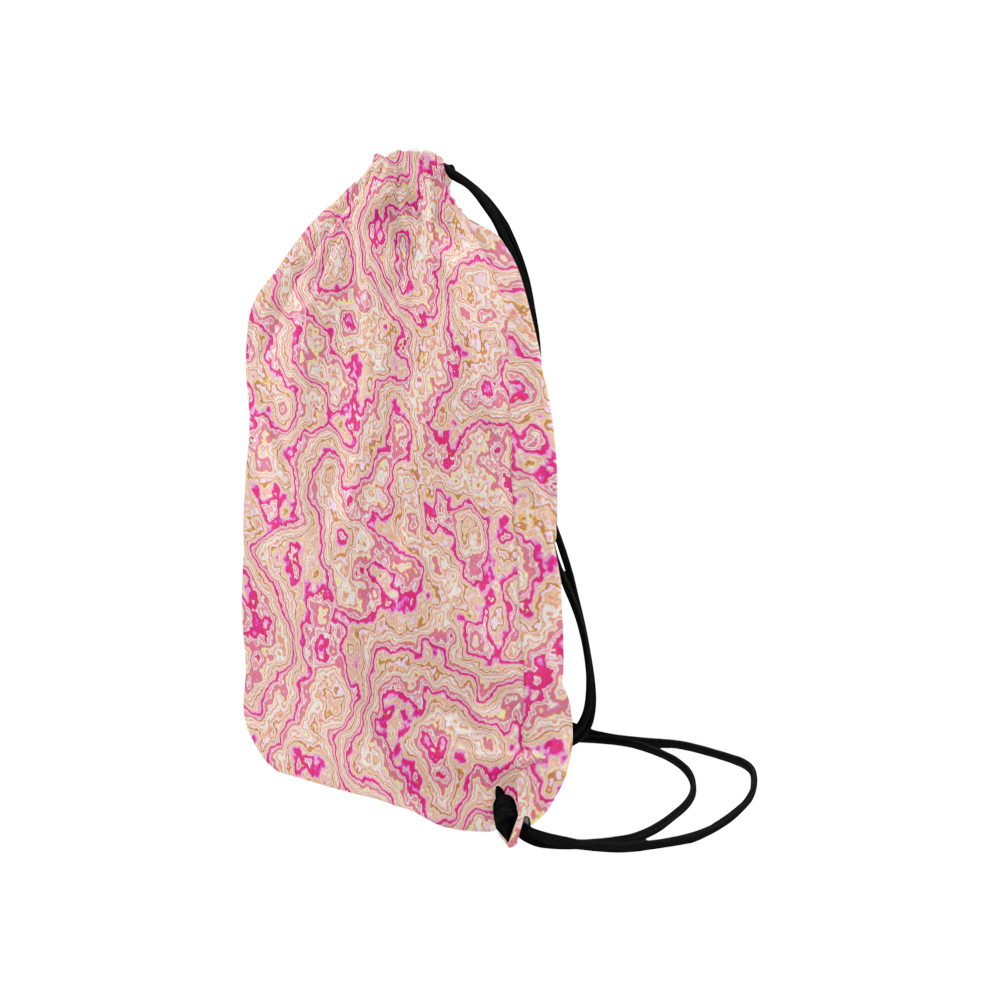 lovely marbled 1116A Small Drawstring Bag Model 1604 (Twin Sides) 11"(W) * 17.7"(H)