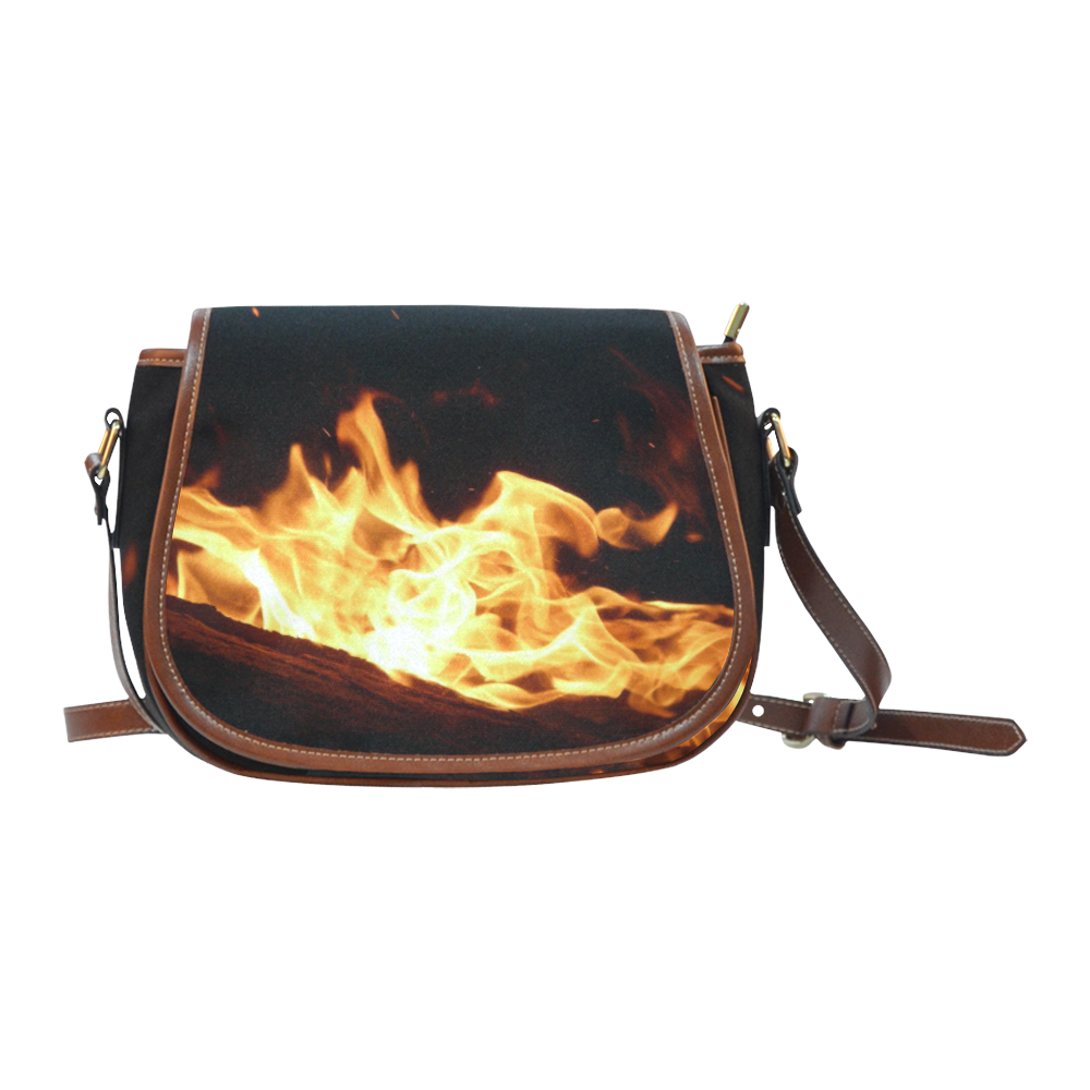 fire Saddle Bag/Small (Model 1649) Full Customization
