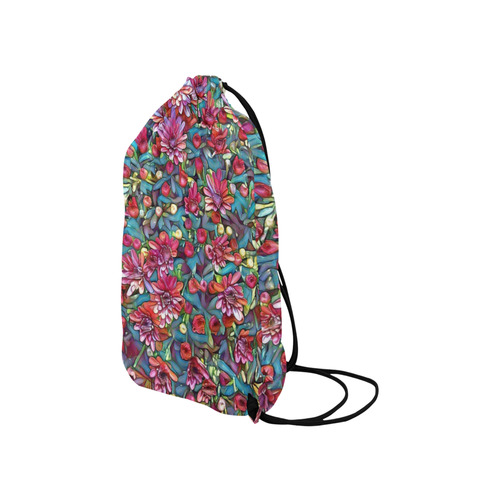 lovely floral 31A Small Drawstring Bag Model 1604 (Twin Sides) 11"(W) * 17.7"(H)