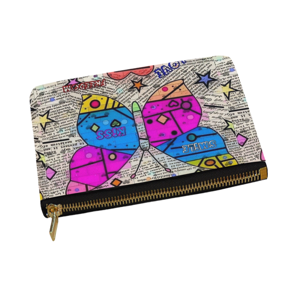 Popart News Paper by Nico Bielow Carry-All Pouch 12.5''x8.5''