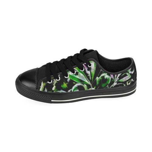 Foliage #6 - Jera Nour Canvas Women's Shoes/Large Size (Model 018)