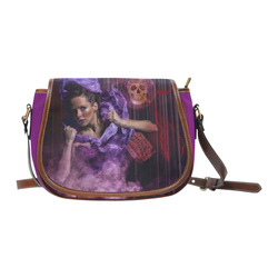 The Ritual of a Witch called a Ghost Saddle Bag/Small (Model 1649) Full Customization