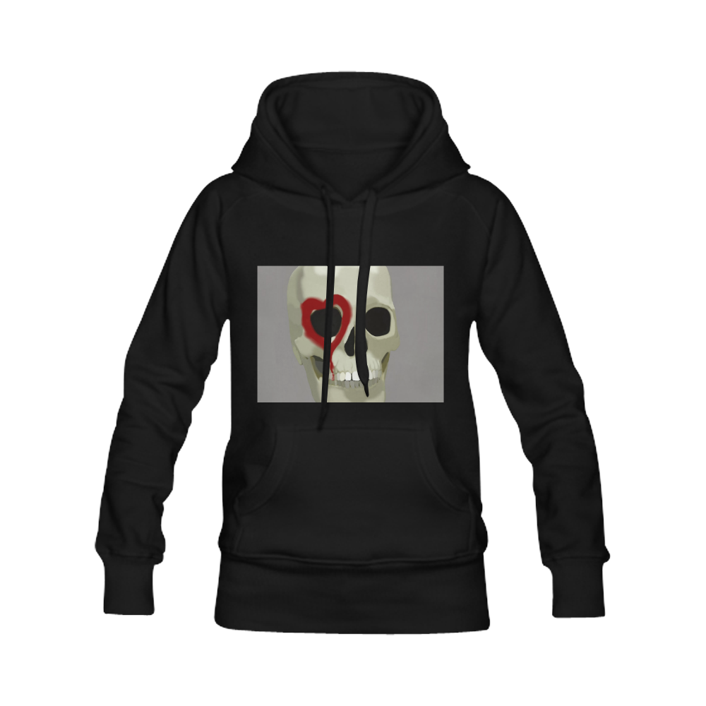 heartskull Women's Classic Hoodies (Model H07)