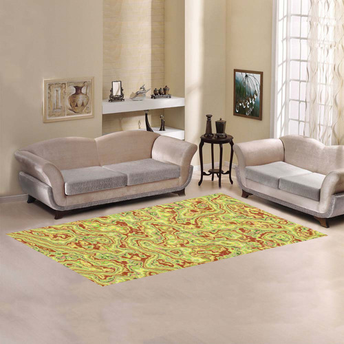 lovely marbled 1116G Area Rug 7'x3'3''