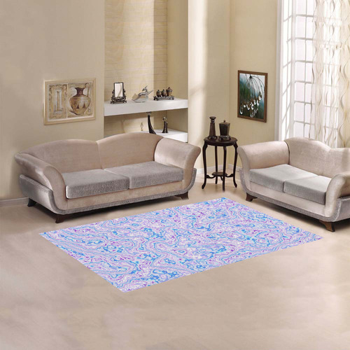 lovely marbled 1116C Area Rug 5'x3'3''