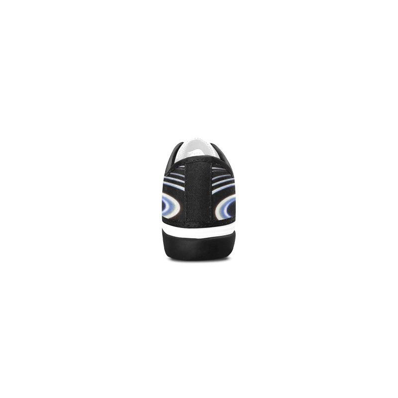 Blast-o-Blob #1 - Jera Nour Women's Canvas Zipper Shoes/Large Size (Model 001)