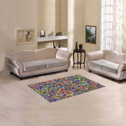 lovely floral 31B Area Rug 2'7"x 1'8‘’