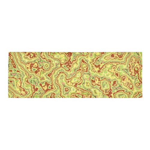 lovely marbled 1116G Area Rug 9'6''x3'3''