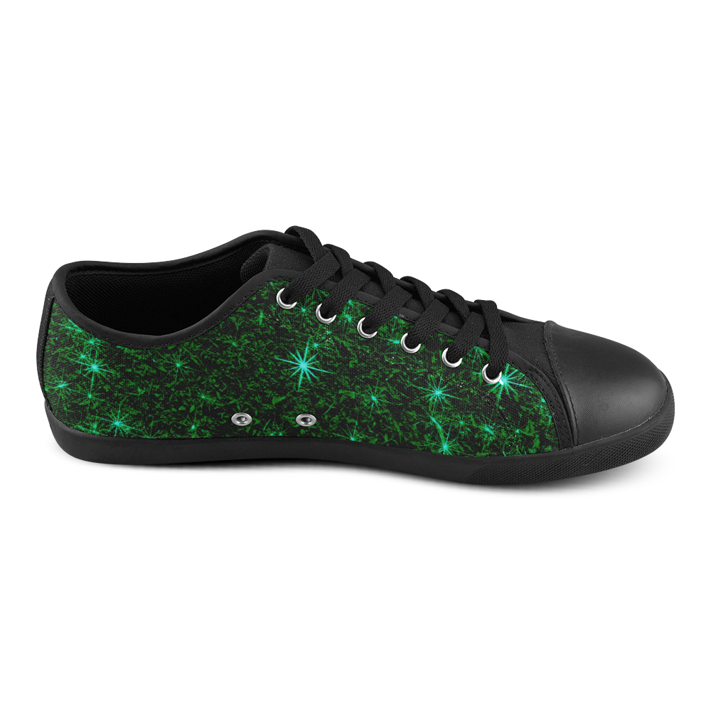 Sparkling Green - Jera Nour Canvas Shoes for Women/Large Size (Model 016)