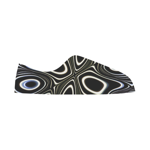 Blast-o-Blob #1 - Jera Nour Women's Canvas Zipper Shoes/Large Size (Model 001)