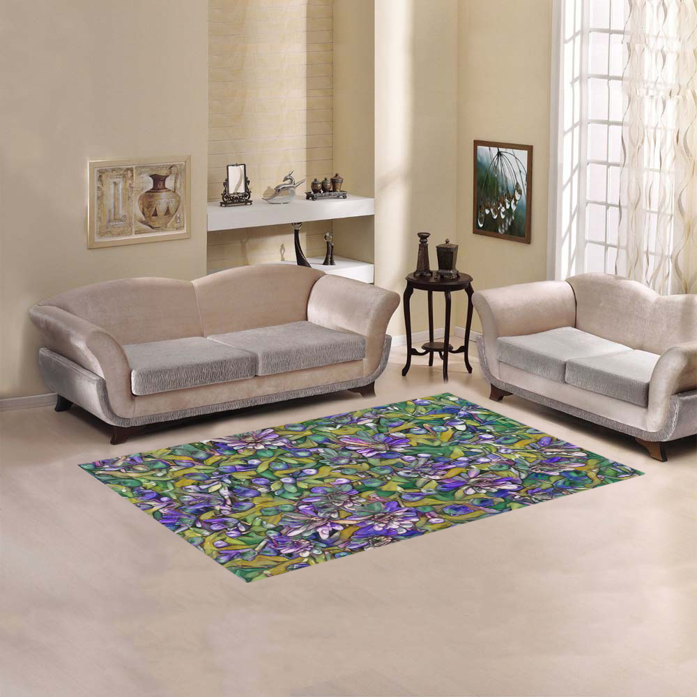 lovely floral 31C Area Rug 5'x3'3''