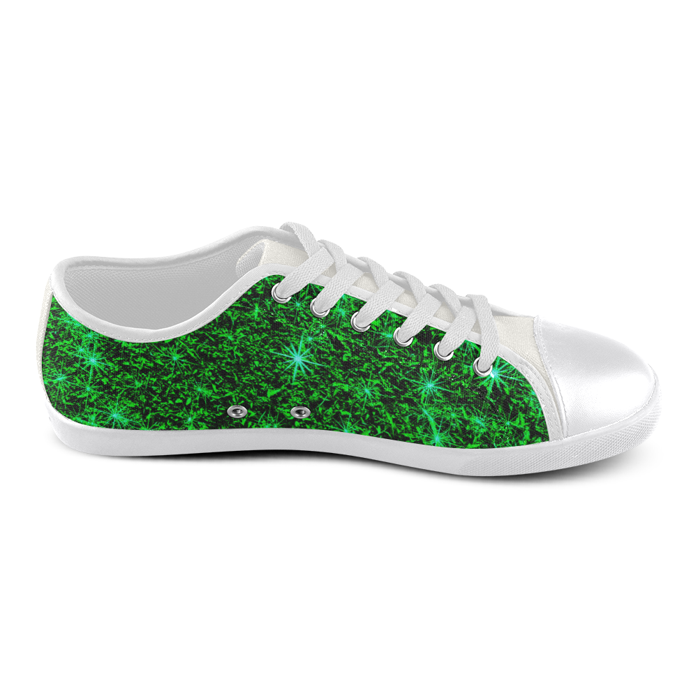 Sparkling Green - Jera Nour Canvas Shoes for Women/Large Size (Model 016)