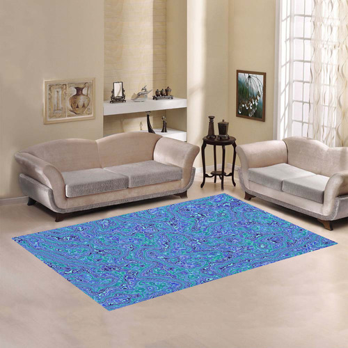 lovely marbled 1116F Area Rug7'x5'