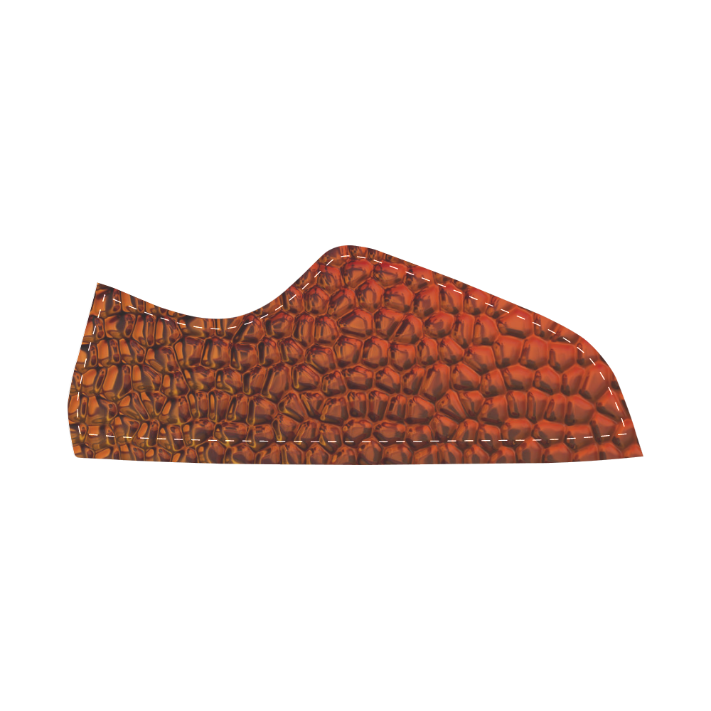 Solder Snake Skin - Jera Nour Canvas Shoes for Women/Large Size (Model 016)