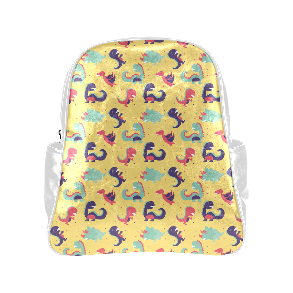 Dinosaurs Pattern Multi-Pockets Backpack (Model 1636)