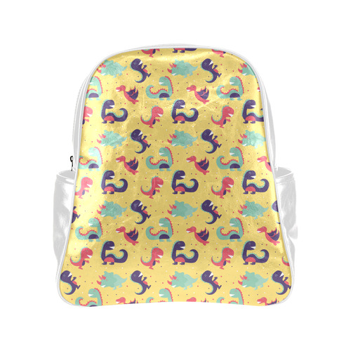 Dinosaurs Pattern Multi-Pockets Backpack (Model 1636)