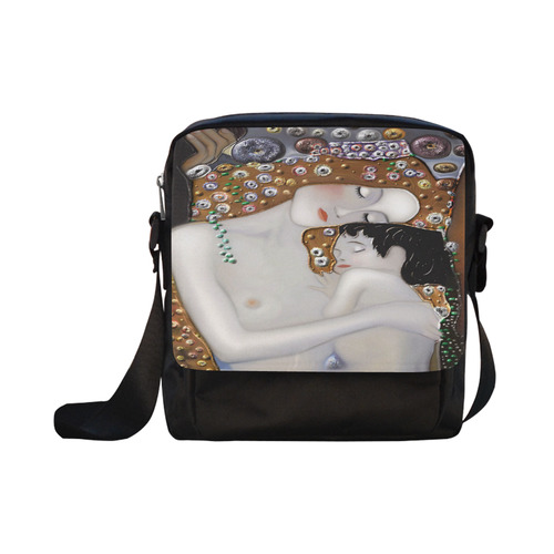 My Klimt Serie : Mother And Child Crossbody Nylon Bags (Model 1633)