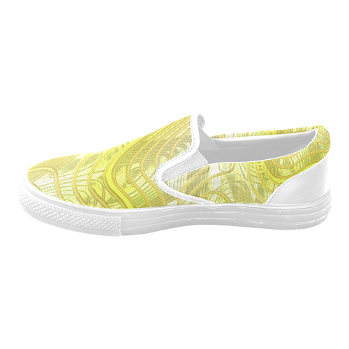 glossy 3D abstract 05 by JamColors Slip-on Canvas Shoes for Men/Large Size (Model 019)