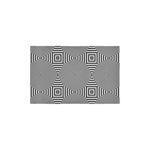 Flickering geometric optical illusion Area Rug 2'7"x 1'8‘’
