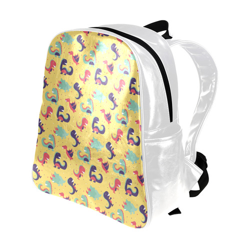 Dinosaurs Pattern Multi-Pockets Backpack (Model 1636)