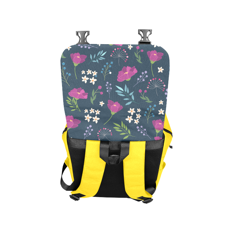 Preppy Pastel Floral Girly Pattern Casual Shoulders Backpack (Model 1623)