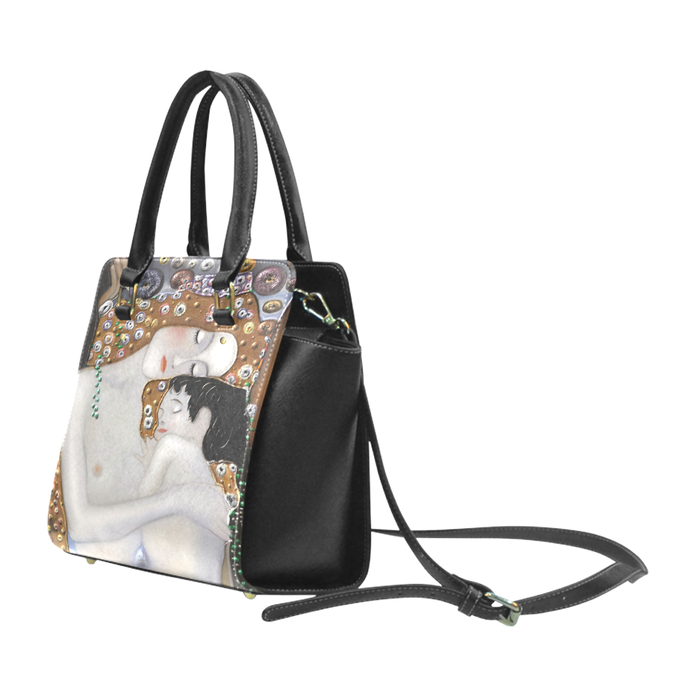 My Klimt Serie : Mother And Child Classic Shoulder Handbag (Model 1653)