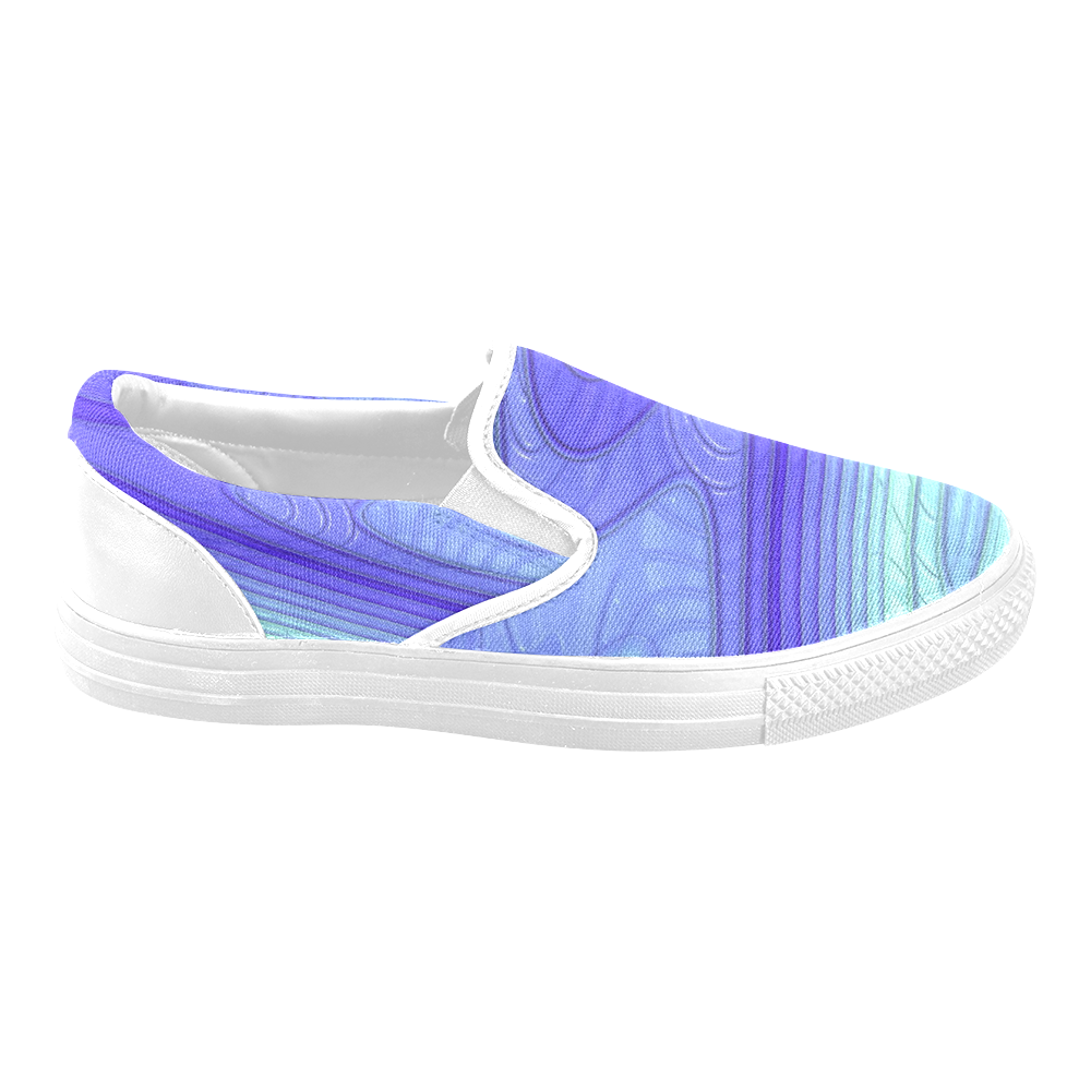 glossy 3D abstract 04 by JamColors Slip-on Canvas Shoes for Men/Large Size (Model 019)