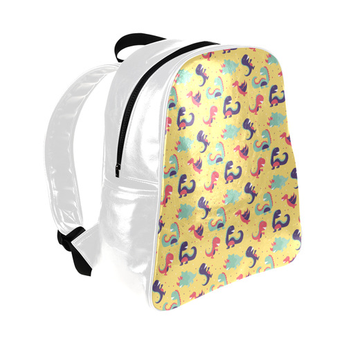 Dinosaurs Pattern Multi-Pockets Backpack (Model 1636)