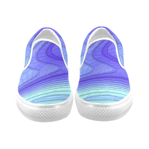 glossy 3D abstract 04 by JamColors Slip-on Canvas Shoes for Men/Large Size (Model 019)