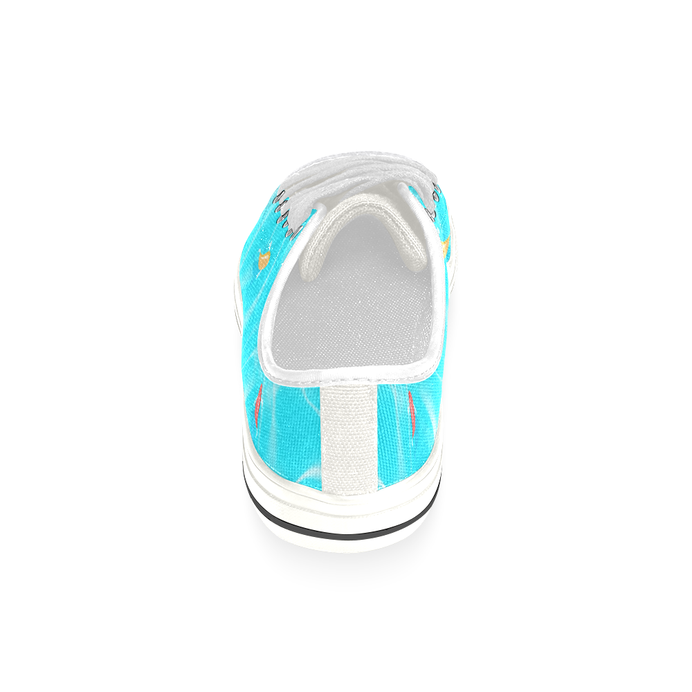 Lovely Summer Poolside Canvas Women's Shoes/Large Size (Model 018)