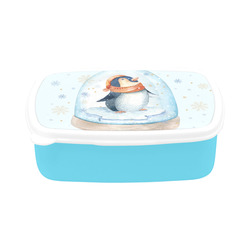 cute penguin, christmas Children's Lunch Box