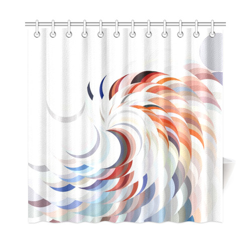 Spiralize by Artdream Shower Curtain 72"x72"