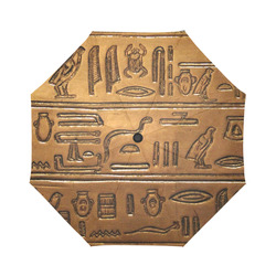 Hieroglyphs20161201_by_JAMColors Auto-Foldable Umbrella (Model U04)