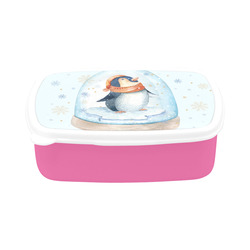 cute penguin, christmas Children's Lunch Box
