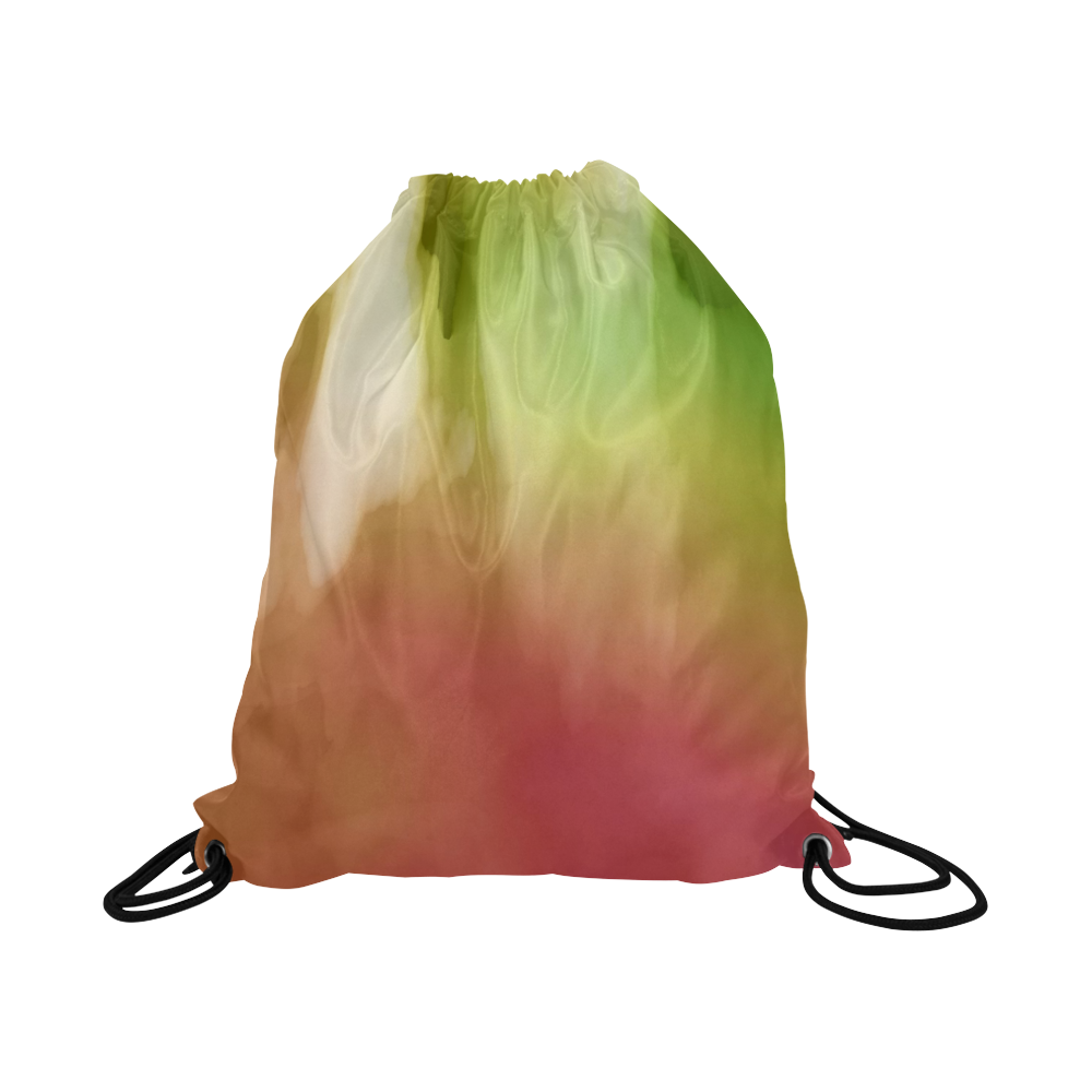 Abstract Watercolor C  by FeelGood Large Drawstring Bag Model 1604 (Twin Sides)  16.5"(W) * 19.3"(H)
