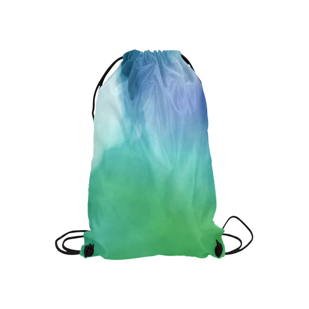Abstract Watercolor B  by FeelGood Small Drawstring Bag Model 1604 (Twin Sides) 11"(W) * 17.7"(H)