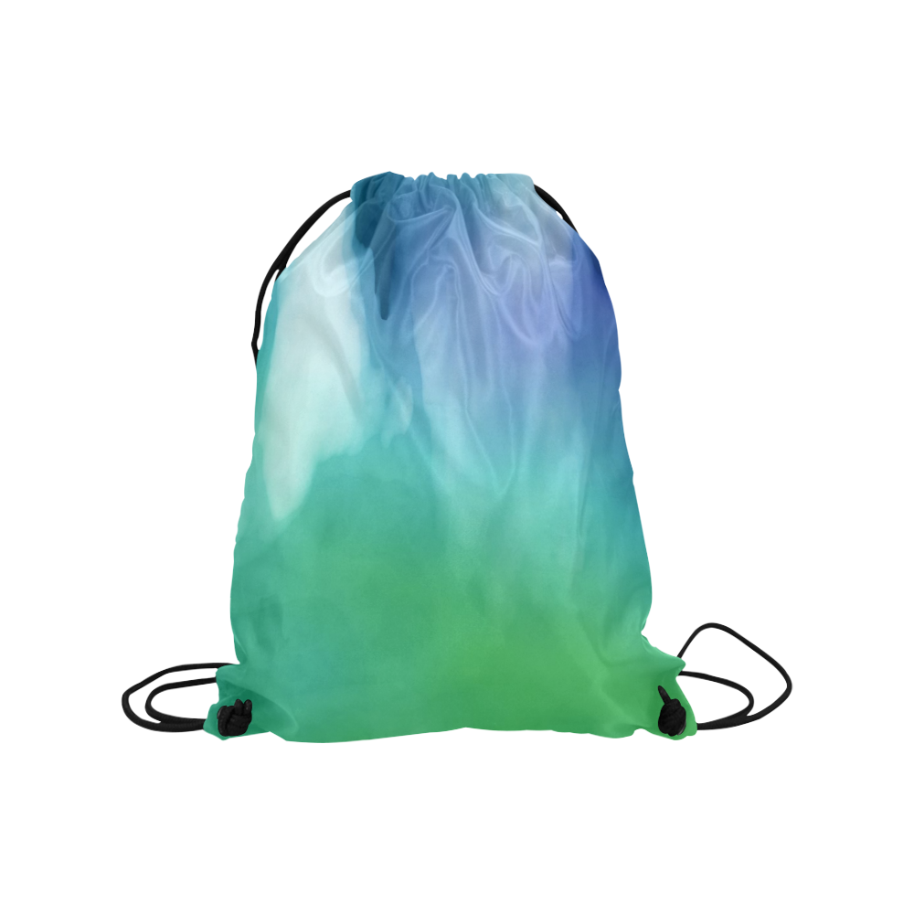Abstract Watercolor B  by FeelGood Medium Drawstring Bag Model 1604 (Twin Sides) 13.8"(W) * 18.1"(H)